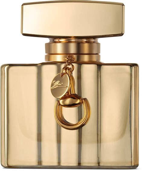 gucci women's perfume gold bottle